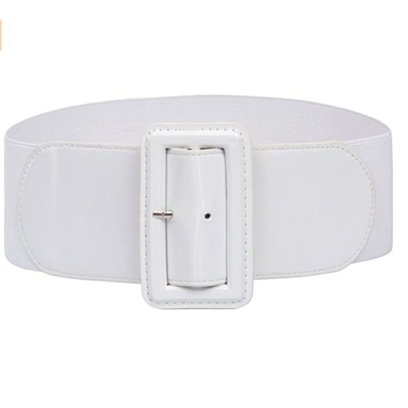 Women\'s Stretchy Belt 1950s 3 Inch Wide